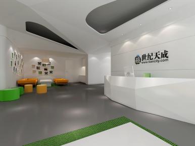 1300平米世紀天成辦公室裝修