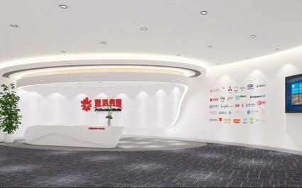 1000平米激活傳媒辦公室裝修