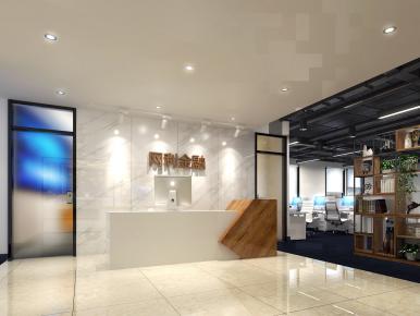 1200平米網利金融辦公室裝修工程